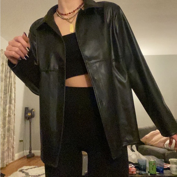 Leather jacket blazer - Picture 4 of 4